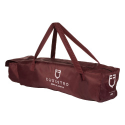 Set di stinchiere da trasporto e proteggi-coda Equestro con patch in gomma Bordeaux Set di stinchiere da trasporto e proteggi-coda Equestro con patch in gomma Bordeaux