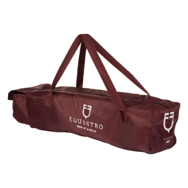 Set di stinchiere da trasporto e proteggi-coda Equestro con patch in gomma Bordeaux Set di stinchiere da trasporto e proteggi-coda Equestro con patch in gomma Bordeaux