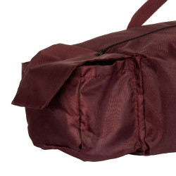 Set di stinchiere da trasporto e proteggi-coda Equestro con patch in gomma Bordeaux Set di stinchiere da trasporto e proteggi-coda Equestro con patch in gomma Bordeaux
