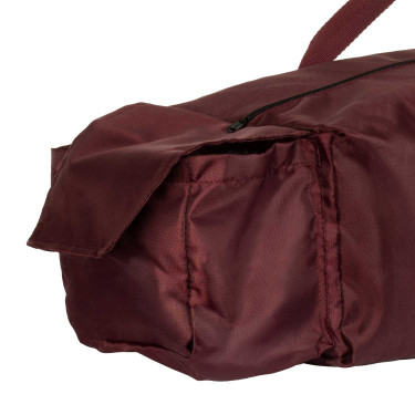Set di stinchiere da trasporto e proteggi-coda Equestro con patch in gomma Bordeaux Set di stinchiere da trasporto e proteggi-coda Equestro con patch in gomma Bordeaux