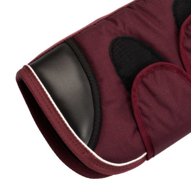Set di stinchiere da trasporto e proteggi-coda Equestro con patch in gomma Bordeaux Set di stinchiere da trasporto e proteggi-coda Equestro con patch in gomma Bordeaux