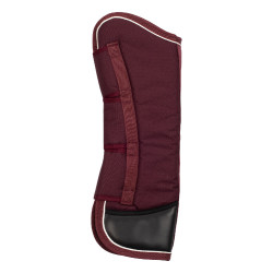 Set di stinchiere da trasporto e proteggi-coda Equestro con patch in gomma Bordeaux Set di stinchiere da trasporto e proteggi-coda Equestro con patch in gomma Bordeaux