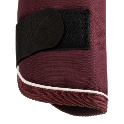 Set di stinchiere da trasporto e proteggi-coda Equestro con patch in gomma Bordeaux Set di stinchiere da trasporto e proteggi-coda Equestro con patch in gomma Bordeaux