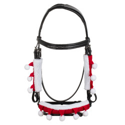 Set natalizio Supreme copri-ponte del naso + protezioni per montanti Rosso
