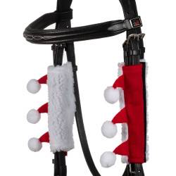Set natalizio Supreme copri-ponte del naso + protezioni per montanti Rosso