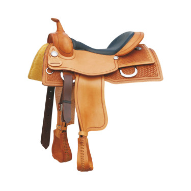Sella western Pool’s Genuine Working Cow 555 Classic Naturale Marrone