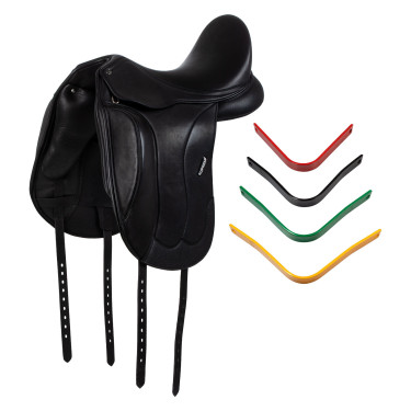 Sella da dressage Supreme New Orleans 4 arcate incluse Nero Sella da dressage Supreme New Orleans 4 arcate incluse Nero