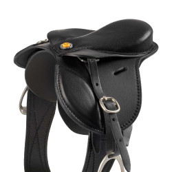 Sella da salto Equestro per cavallo giocattolo Nero