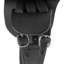 Sella da salto Equestro per cavallo giocattolo Nero