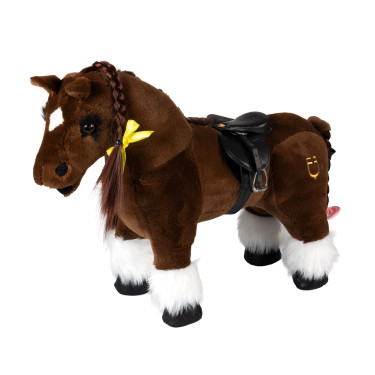 Sella da salto Equestro per cavallo giocattolo Nero