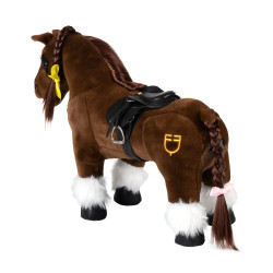 Sella da salto Equestro per cavallo giocattolo Nero