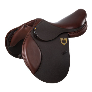 Sella da salto Equestro Evolution Pro Marrone scuro Sella da salto Equestro Evolution Pro Marrone scuro