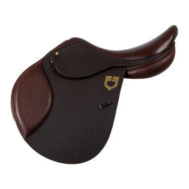 Sella da salto Equestro Evolution Pro Marrone scuro Sella da salto Equestro Evolution Pro Marrone scuro