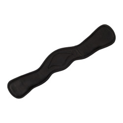 Sottopancia da dressage Equestro in morbida pelle Nero Sottopancia da dressage Equestro in morbida pelle Nero
