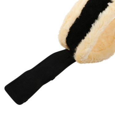 Sottopancia da dressage in cuoio Equestro Nero