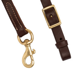 Cinghia di fissaggio western Lakota 3/4" x 40" Oliato Marrone