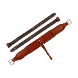 Cinghia posteriore western in cuoio Westwood Cognac Marrone