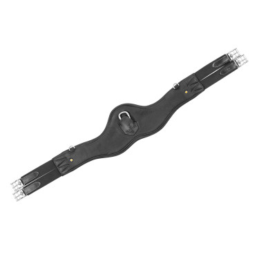 Sottopancia anatomico Equestro in pelle Nero