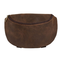 Borsa da pomo in pelle Pool’s Marrone