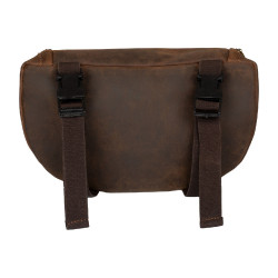 Borsa da pomo in pelle Pool’s Marrone