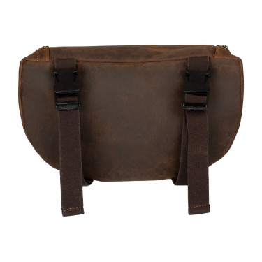 Borsa da pomo in pelle Pool’s Marrone