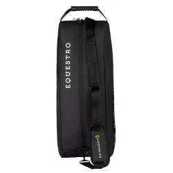 Borsa per stivali e casco Equestro in tessuto tecnico Nero