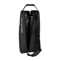 Borsa per stivali e casco Equestro in tessuto tecnico Nero