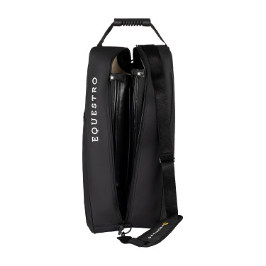 Borsa per stivali e casco Equestro in tessuto tecnico Nero