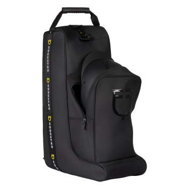 Borsa per stivali e casco Equestro in tessuto tecnico Nero