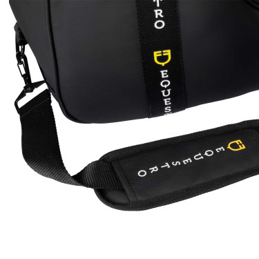 Borsa per stivali e casco Equestro in tessuto tecnico Nero