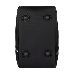 Borsa per stivali e casco Equestro in tessuto tecnico Nero