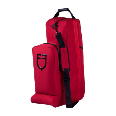 Borsa per stivali e casco Equestro in Cordura Bordeaux
