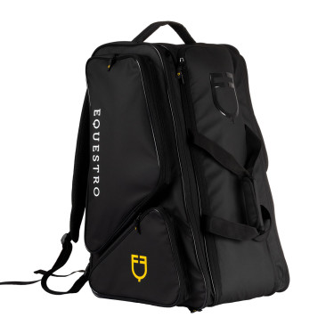Borsa per stivali Equestro in tessuto tecnico dal design intelligente Nero Borsa per stivali Equestro in tessuto tecnico dal design intelligente Nero