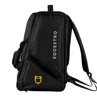 Borsa per stivali Equestro in tessuto tecnico dal design intelligente Nero Borsa per stivali Equestro in tessuto tecnico dal design intelligente Nero