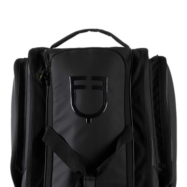 Borsa per stivali Equestro in tessuto tecnico dal design intelligente Nero Borsa per stivali Equestro in tessuto tecnico dal design intelligente Nero
