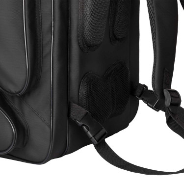 Borsa per stivali Equestro in tessuto tecnico dal design intelligente Nero Borsa per stivali Equestro in tessuto tecnico dal design intelligente Nero