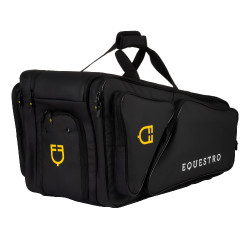 Borsa per stivali Equestro in tessuto tecnico dal design intelligente Nero Borsa per stivali Equestro in tessuto tecnico dal design intelligente Nero