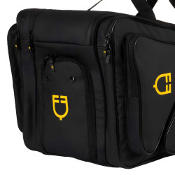 Borsa per stivali Equestro in tessuto tecnico dal design intelligente Nero Borsa per stivali Equestro in tessuto tecnico dal design intelligente Nero