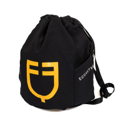 Borsa per casco Equestro con tasche laterali Nero Borsa per casco Equestro con tasche laterali Nero