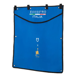 Tenda da box lunga Equestro x FISE con logo ricamato Blu di Savoia Tenda da box lunga Equestro x FISE con logo ricamato Blu di Savoia