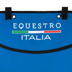 Tenda da box lunga Equestro x FISE con logo ricamato Blu di Savoia Tenda da box lunga Equestro x FISE con logo ricamato Blu di Savoia