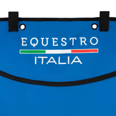 Tenda da box lunga Equestro x FISE con logo ricamato Blu di Savoia Tenda da box lunga Equestro x FISE con logo ricamato Blu di Savoia