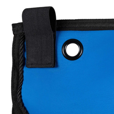 Tenda da box lunga Equestro x FISE con logo ricamato Blu di Savoia Tenda da box lunga Equestro x FISE con logo ricamato Blu di Savoia
