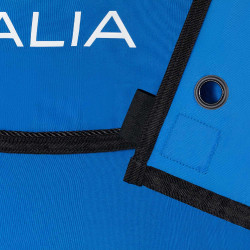 Tenda da box lunga Equestro x FISE con logo ricamato Blu di Savoia Tenda da box lunga Equestro x FISE con logo ricamato Blu di Savoia