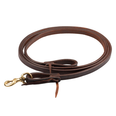 Redini western Pool's 5/8" Oliato Marrone