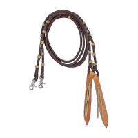 Redini in nylon Lakota con flap in pelle Marrone