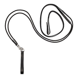 Redini tedesche Equestro in nylon e pelle foderata Nero