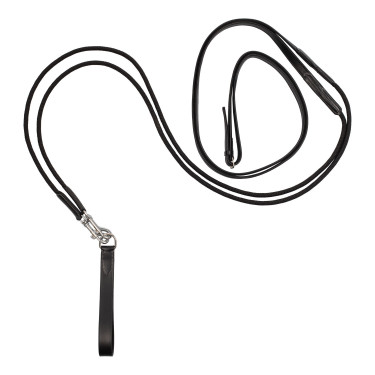 Redini tedesche Equestro in nylon e pelle foderata Nero