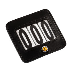 Portanumero da concorso Equestro 3 cifre 9×8 cm Nero