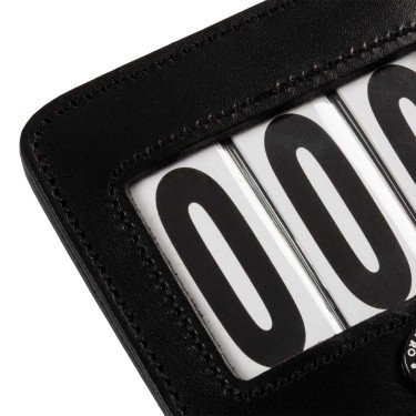 Portanumero da concorso Equestro 3 cifre 9×8 cm Nero